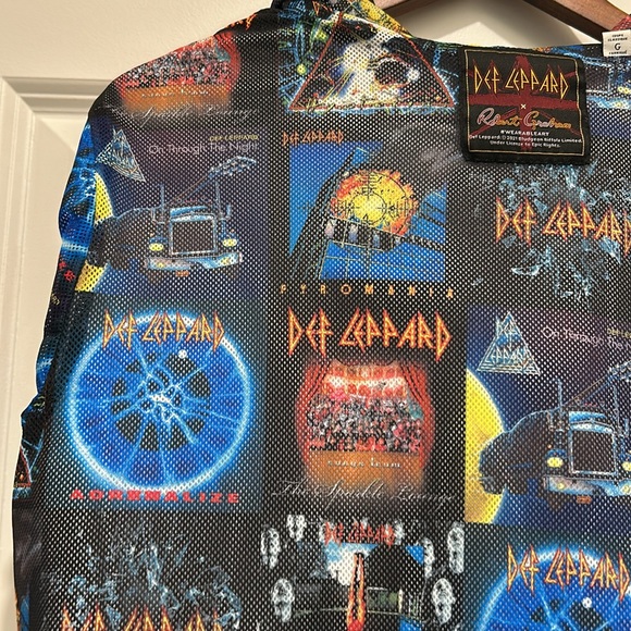 Robert Graham DEF LEPPARD INVINCIBLE L Limited Edition Hoodie Jacket $598 - Picture 5 of 10